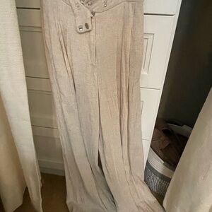 Anthropologie Light Beige Dress Pants